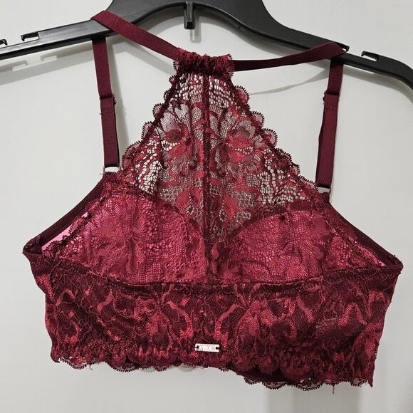 Victoria's Secret PINK Racerback Bralette Underwire Size 32DD Bra Front Closure - Picture 4 of 15